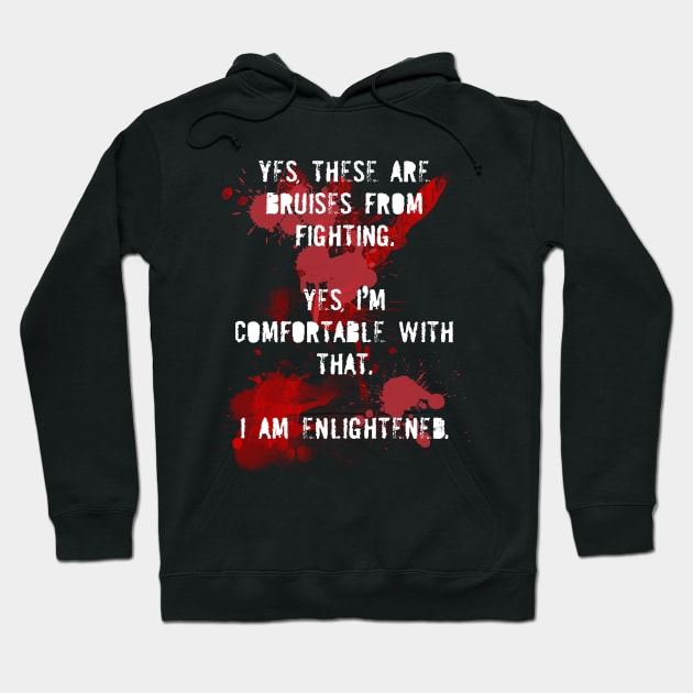 Fight Club Bruises Hoodie by RetroCheshire